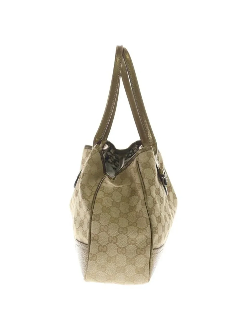 Gucci Princy Tote Bag Gold Leather